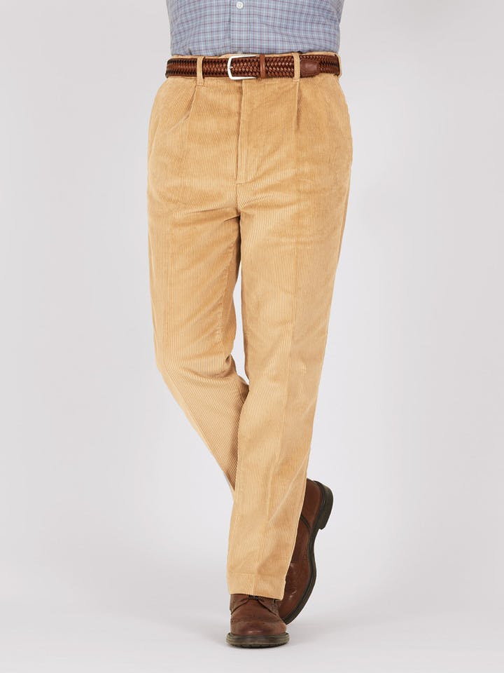 Image of Mens Sand Light Brown Corduroy Pants