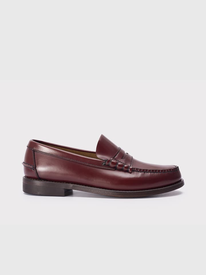 Men's Oxblood Peter Christian Penny Loafer