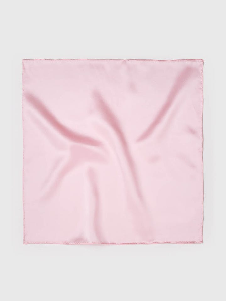 Men's Pink Silk Pocket Square