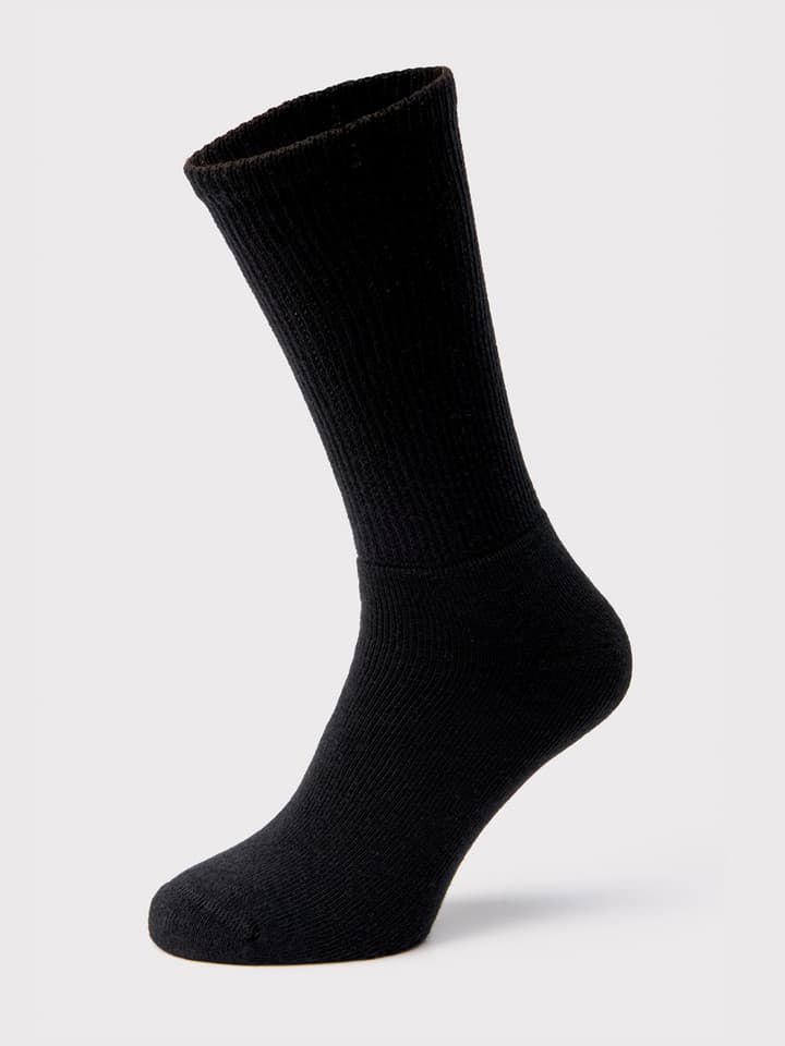 Black HJ Cotton Rich Diabetic Socks