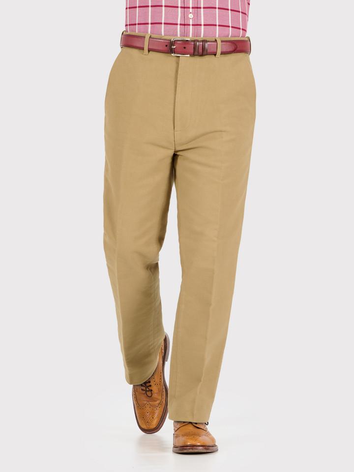 Men's Biscuit Beige Moleskin Pants