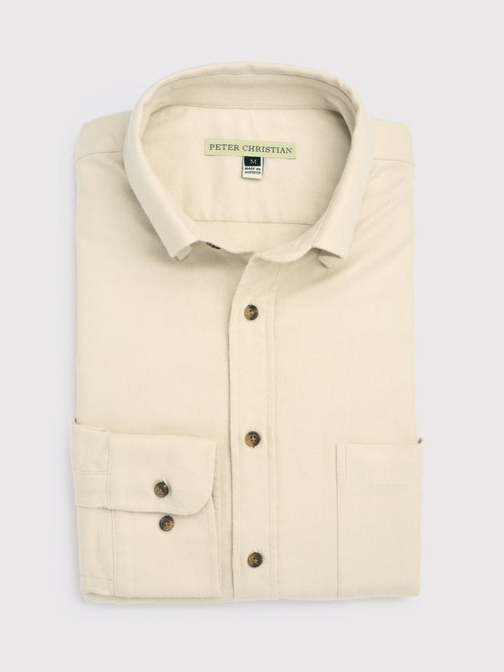 Stone Brushed Cotton Shirt